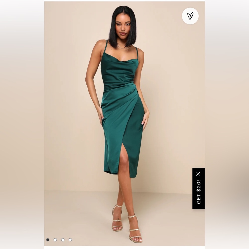 Lulus satin dress